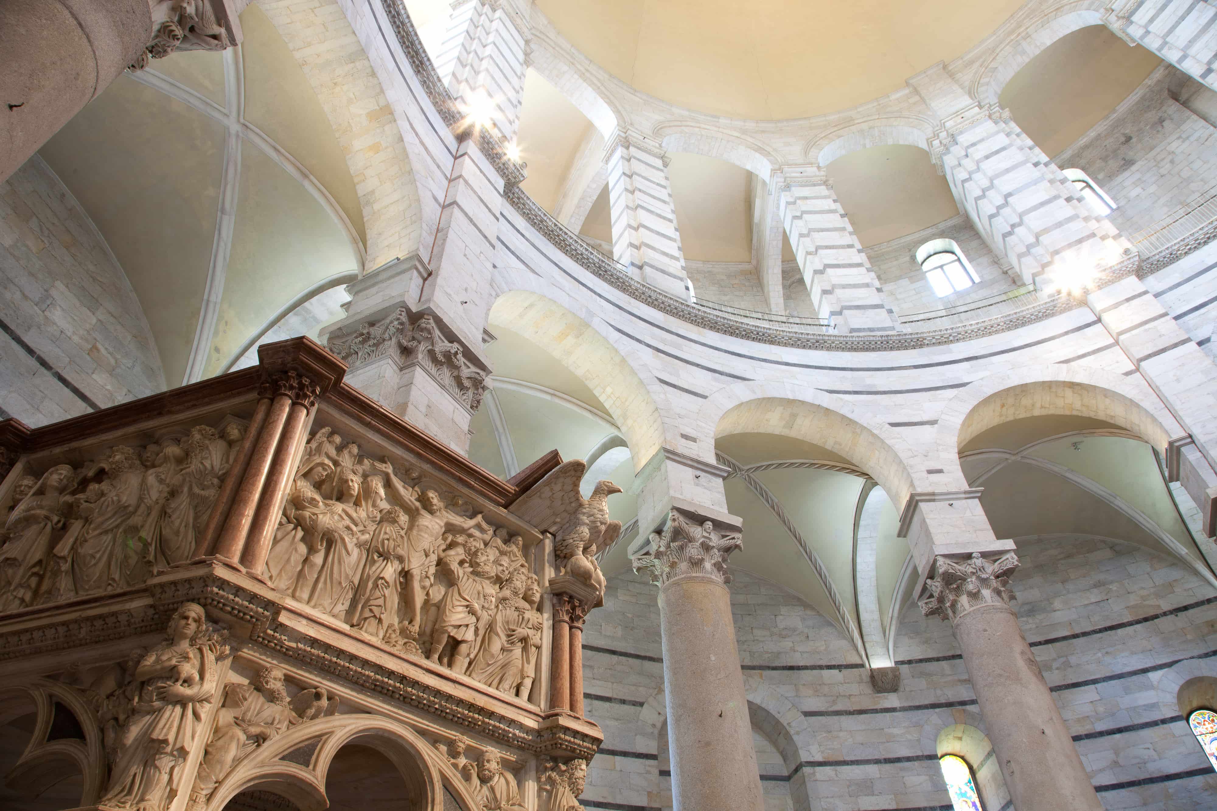 Piazza del Duomo. Battistero di San Giovanni - Interno | Comune di Pisa ...