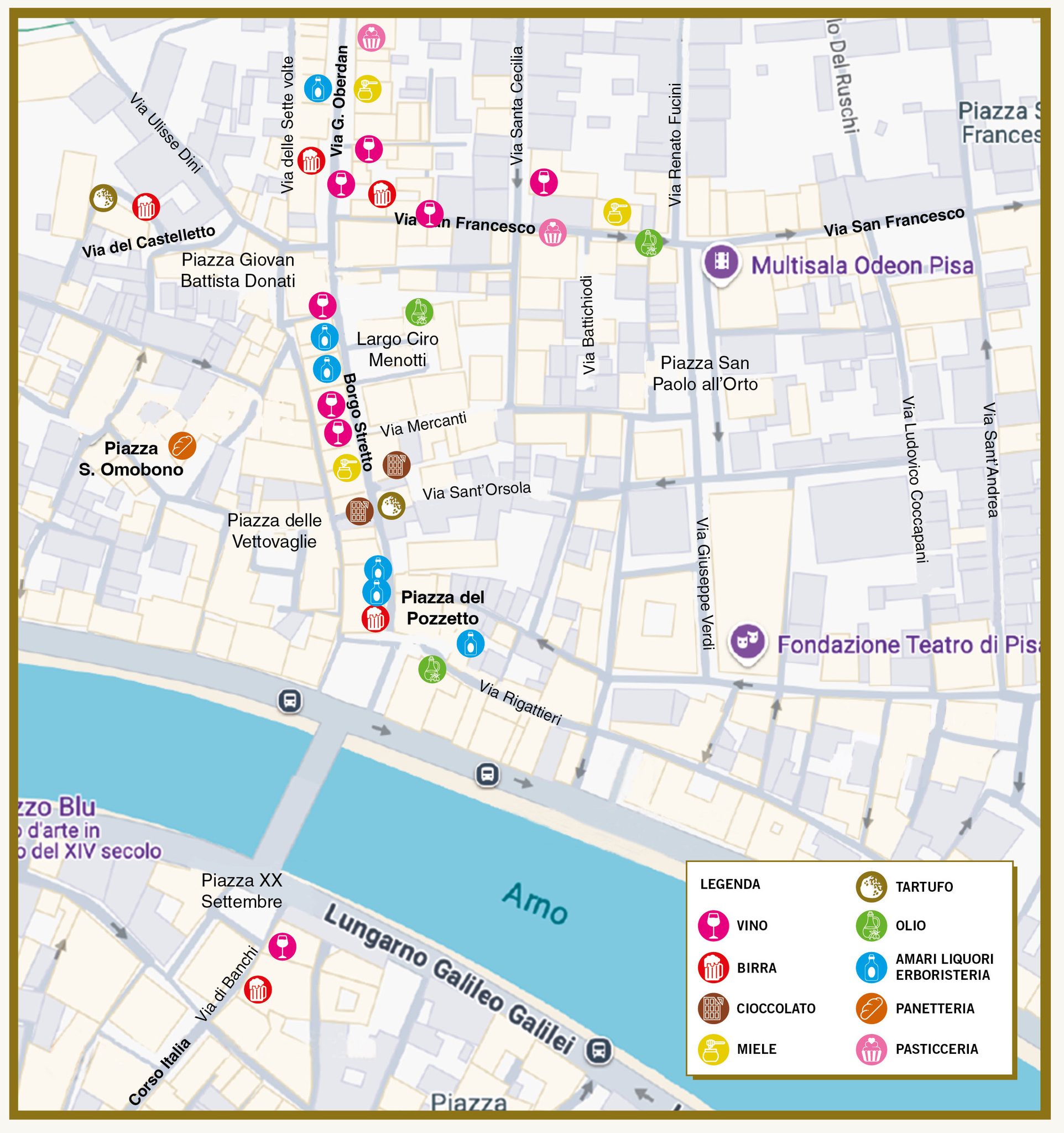 Sapori d'autunno mappa