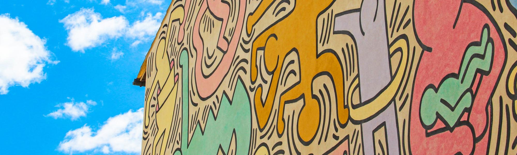 Murale Tuttomondo, Keith Haring (G. Bettini, Comune di Pisa)