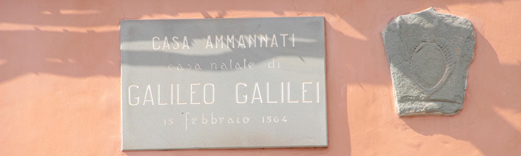 Particolare epigrafe - Casa natale di Galileo Galilei (G. Bettini, Comune di Pisa)