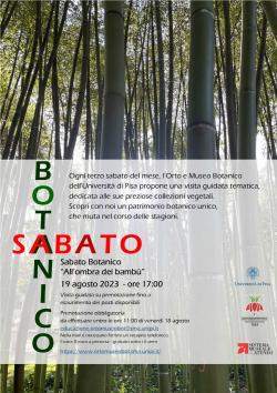 Sabato botanico agosto 2023 