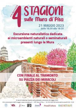 4 stagioni sulle Mura di Pisa