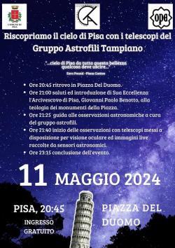 RiscopriAmo Pisa: osservazioni astronomiche in piazza del Duomo
