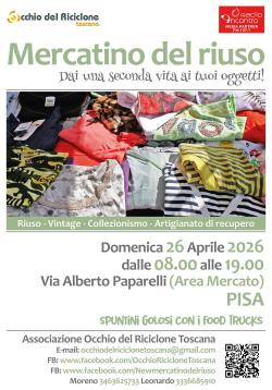 Mercatino del riuso aprile 2026