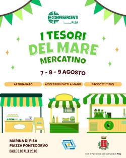 I tesori del mare. Mercatino a Marina di Pisa - agosto 2026