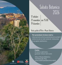 Sabato Botanico - autunno 2026