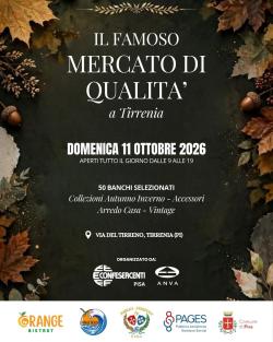 Mercato di qualità a Tirrenia - ottobre 2026