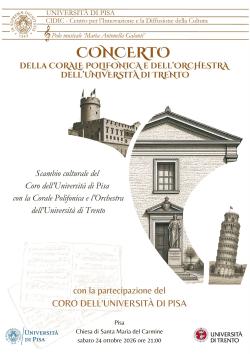 Concerto Università di Pisa 