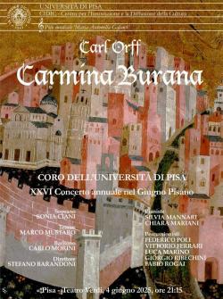 Carl Orff, Carmina Burana - concerto Università di Pisa 