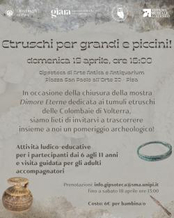 Etruschi per grandi e piccini in Gipsoteca