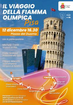 Fiamma Olimpica a Pisa