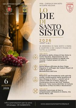 Lo die di Santo Sisto 2026