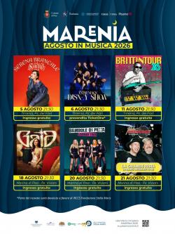 Marenia Non SoloMare 2026 - Concerti