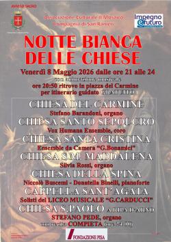Notte Bianca delle Chiese 2026 