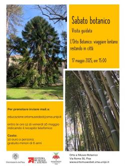 Sabato botanico maggio 2025 