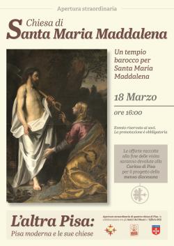 Apertura straordinaria Chiesa di S. Maria Maddalena - POSTICIPATO AL 26 MARZO