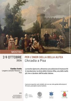 Per l’onor della bella Alfea - L’Arcadia a Pisa