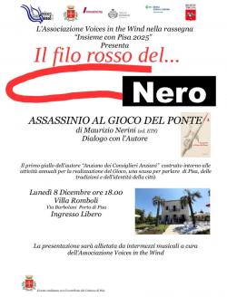 Assassinio al Gioco del Ponte - presentazione del libro di Maurizio Nerini 