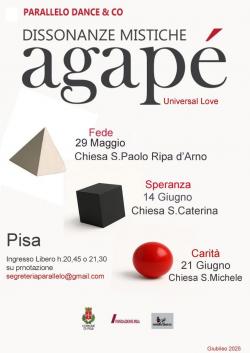 Agapè – Universal Love. Un progetto di teatro-danza nelle chiese di Pisa per il Giubileo 2025