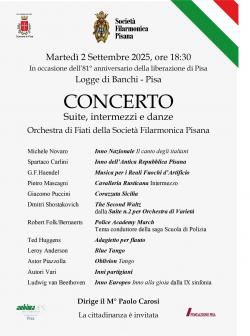 Concerto per la Liberazione di Pisa 2025 