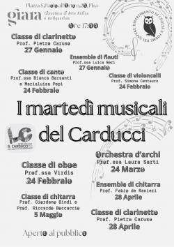 I martedì musicali del Carducci