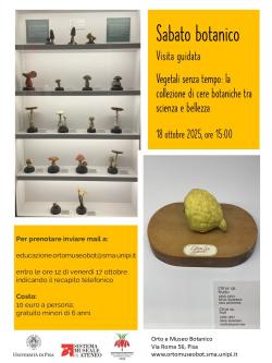 Sabato botanico ottobre 2025 