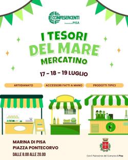 I tesori del mare. Mercatino a Marina di Pisa