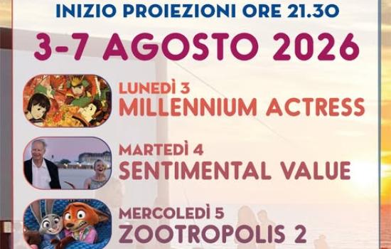 Cinema sul Mare - agosto 2026 