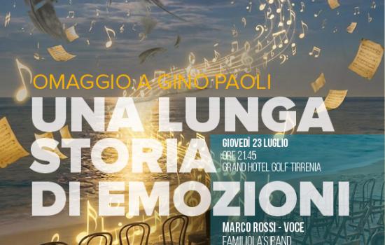 Una lunga storia di emozioni. Omaggio a Gino Paoli