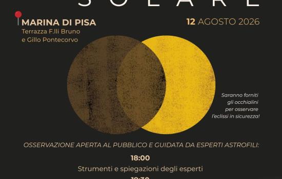 Eclissi solare a Marina di Pisa