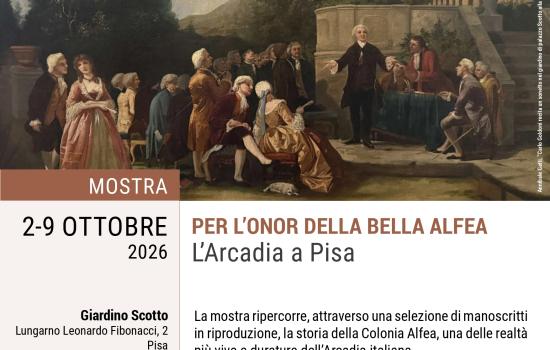 Per l’onor della bella Alfea - L’Arcadia a Pisa