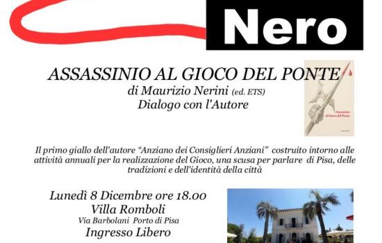 Assassinio al Gioco del Ponte - presentazione del libro di Maurizio Nerini 