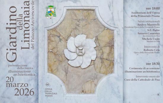 Illuminazione del giardino della limonaia arcivescovile 