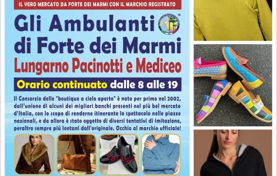 Ambulanti di Forte dei Marmi a Pisa - Gennaio 2026