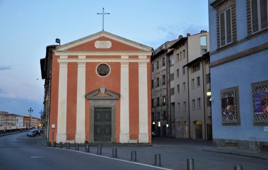 Facciata Chiesa Santa Cristina (L.Corevi, Comune di Pisa)