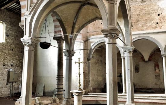 Ciborio, interno Basilica di San Piero a Grado (G. Bettini, Comune di Pisa)