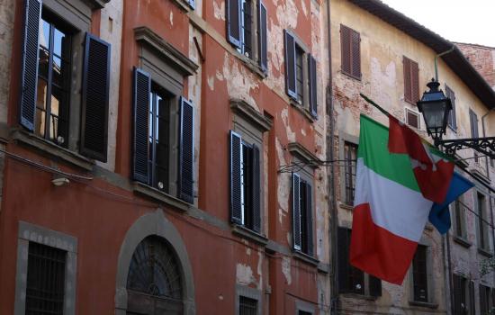 Via Pietro Toselli, con scavi