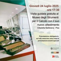 Museo degli Strumenti per il Calcolo - visita guidata gratuita