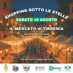 Shopping sotto le stelle a Tirrenia - agosto 2025