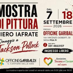 Omaggio a Jackson Pollock - mostra di pittura di Piero Iafrate 