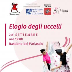 Elogio degli uccelli -spettacolo sulle Mura di Pisa