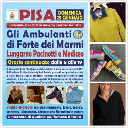 Ambulanti di Forte dei Marmi a Pisa - Gennaio 2026