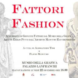 Fattori Fashion. Mostra al Museo della Grafica