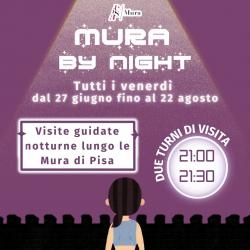 Mura di Pisa by night 2025